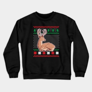 Ugly Christmas Sweaters Deer Crewneck Sweatshirt